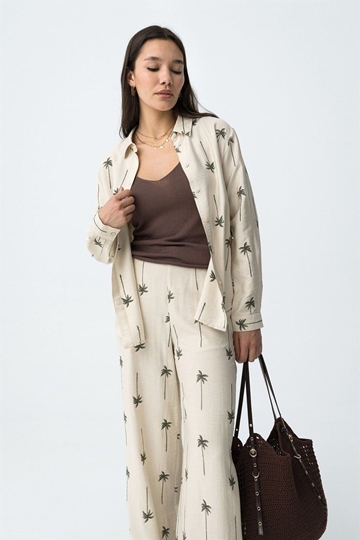 Camisa bordado palmeras, Palmeiras - Imagen 2