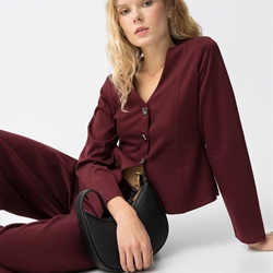 Camisa color vino, Lotty - Imagen 1