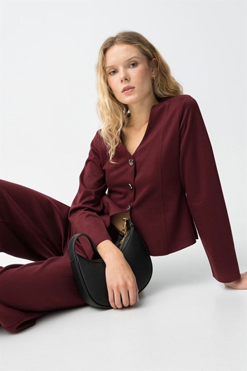 Camisa colro vino, Lotty - Imagen 1