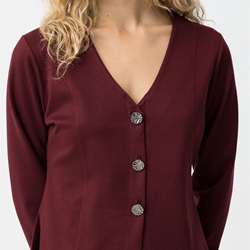 Camisa colro vino, Lotty - Imagen 2