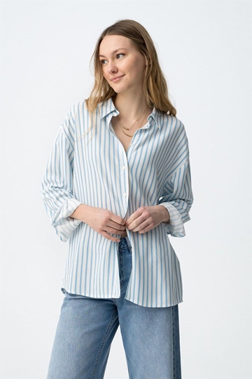 Camisa de lino y rayas, Ella - Imagen 2