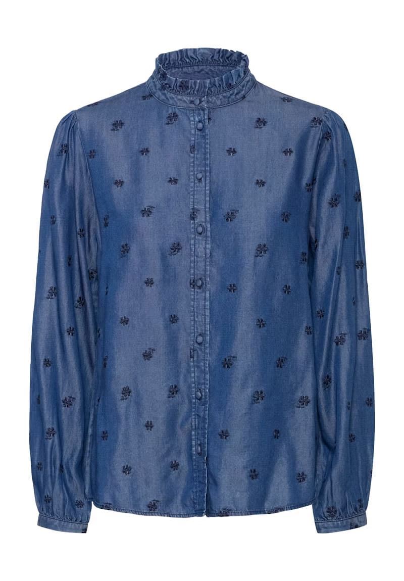 Camisa denim bordada, Bykosmo - Imagen 5