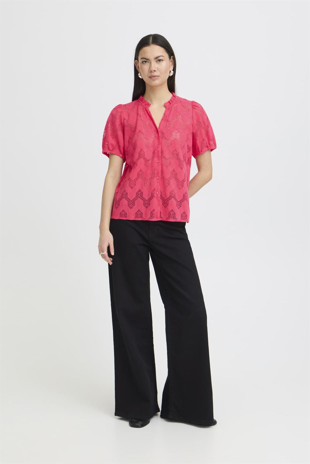 Camisa encaje rosa, Junela - Imagen 4