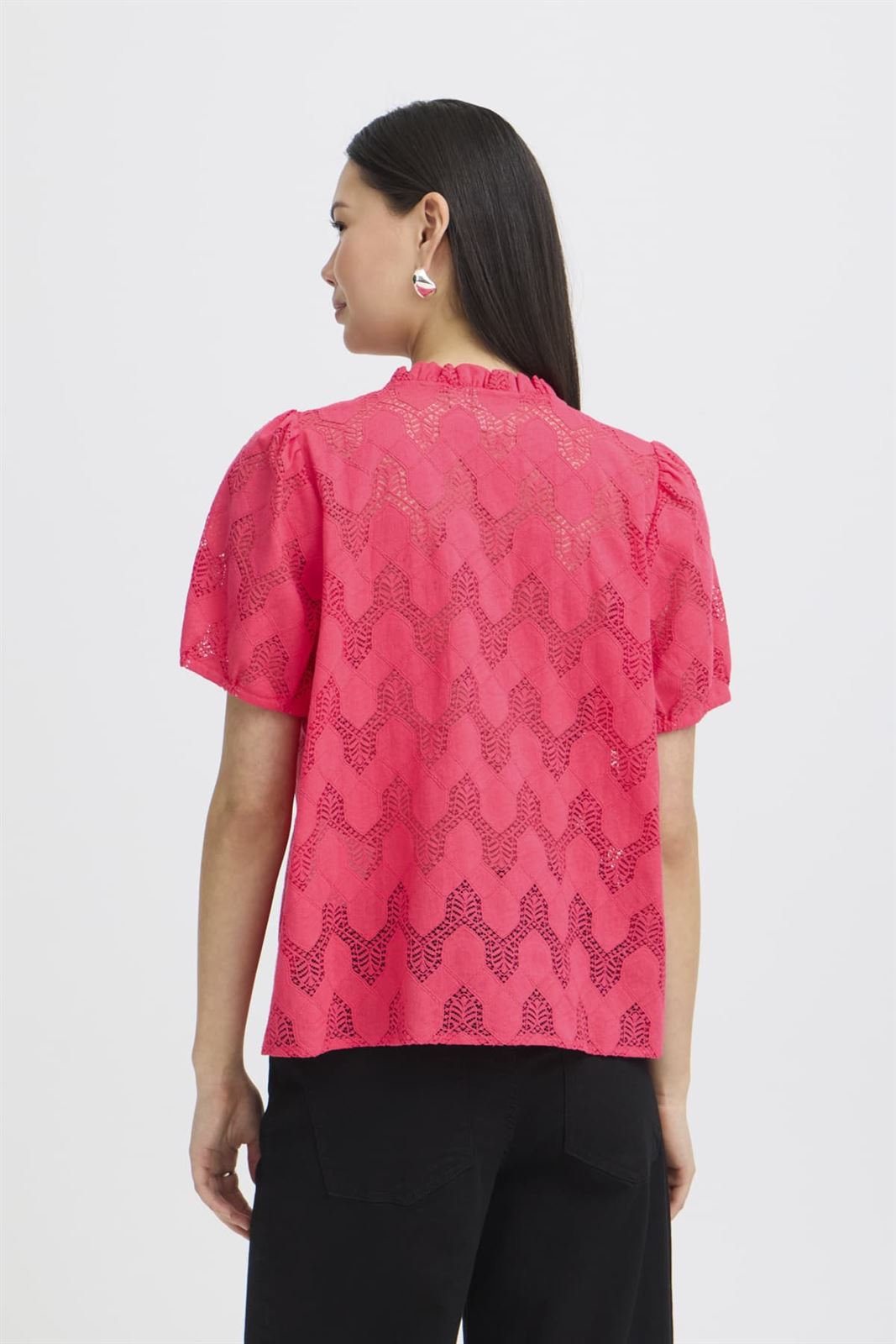 Camisa encaje rosa, Junela - Imagen 5