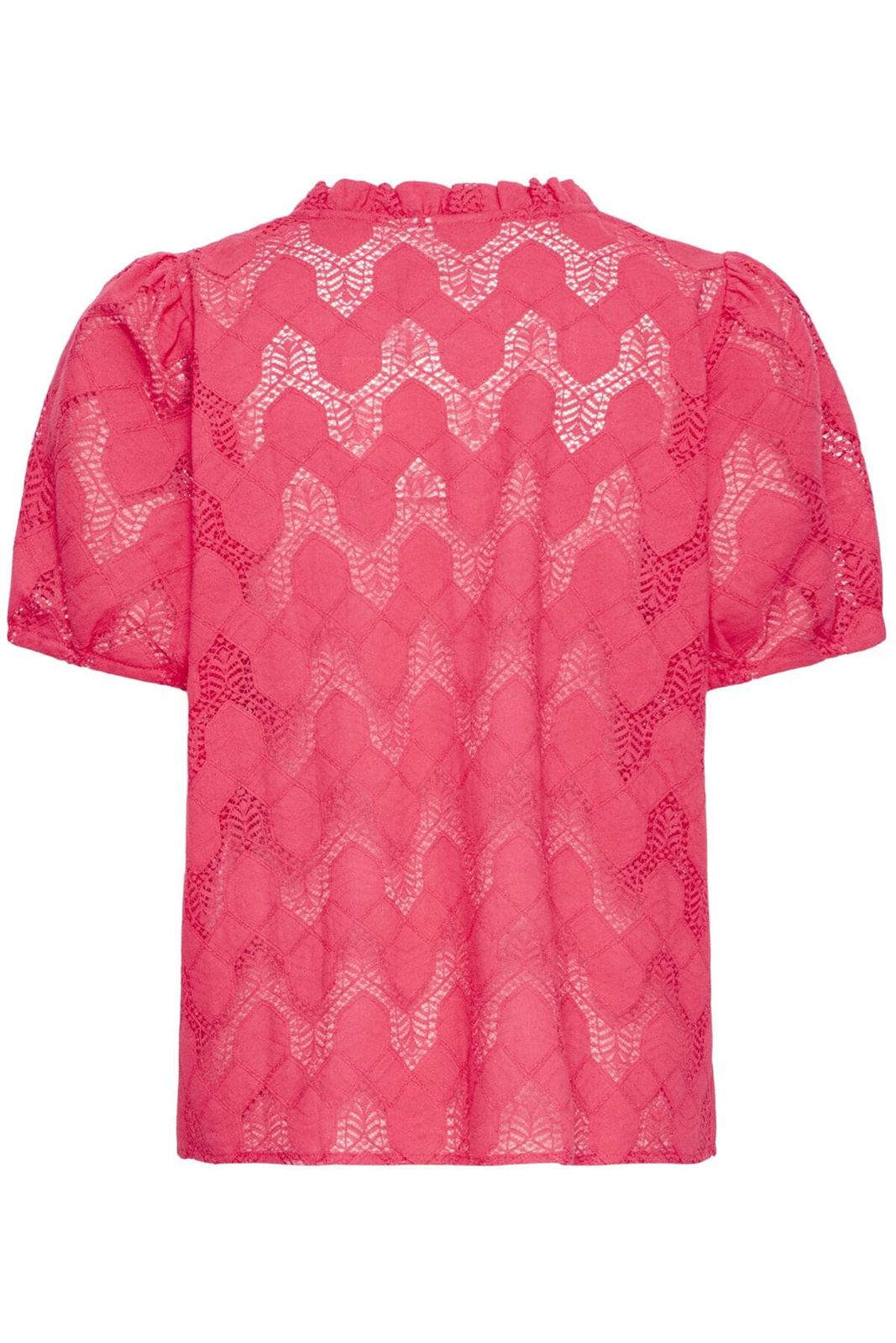 Camisa encaje rosa, Junela - Imagen 7