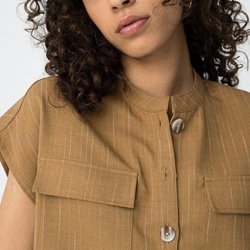 Camisa holgada a rayas, Cookie - Imagen 2