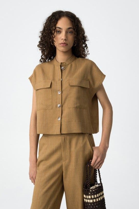 Camisa holgada a rayas, Cookie - Imagen 4