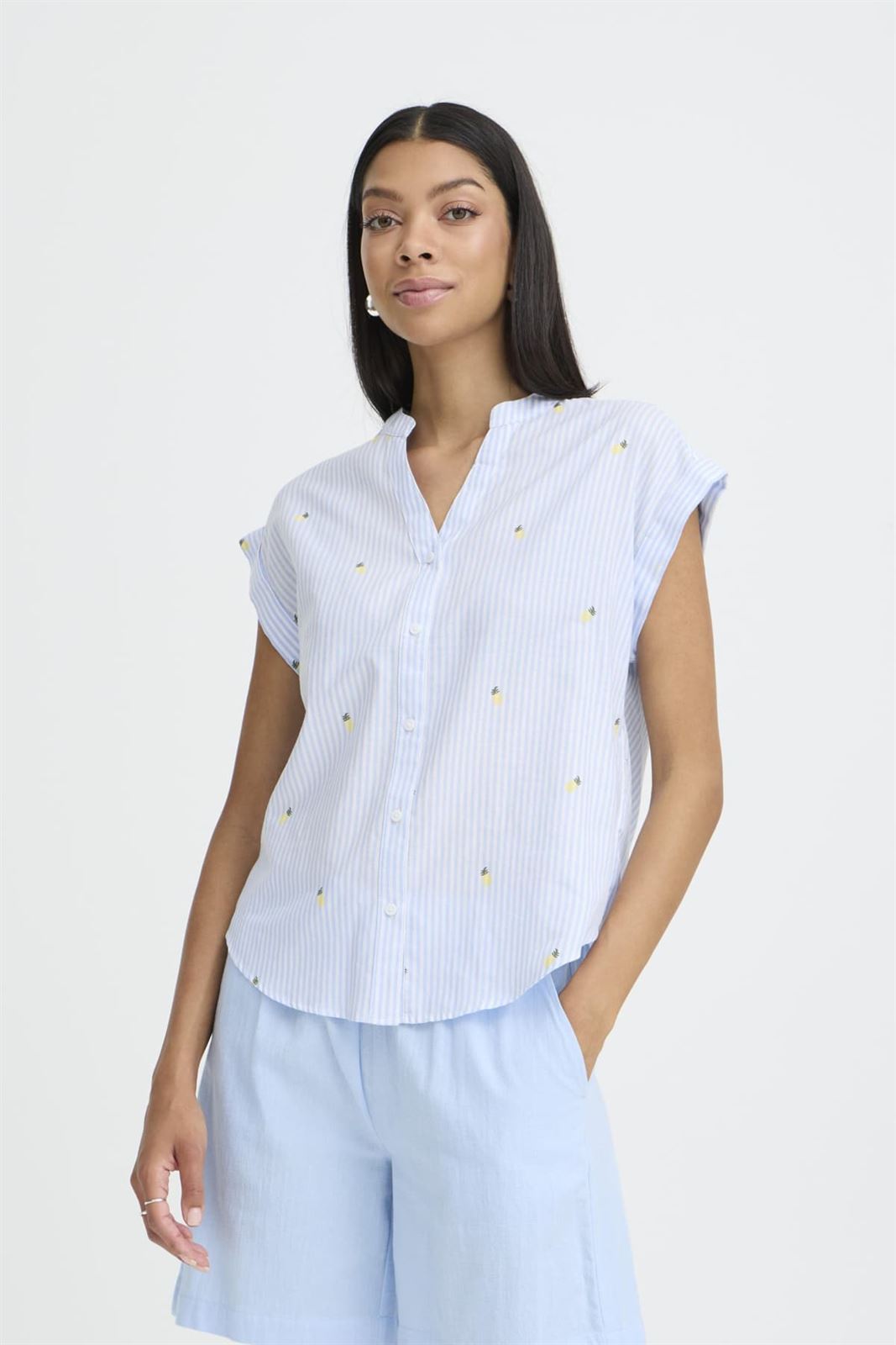 Camisa rayas con piñas, By Isilas - Imagen 6