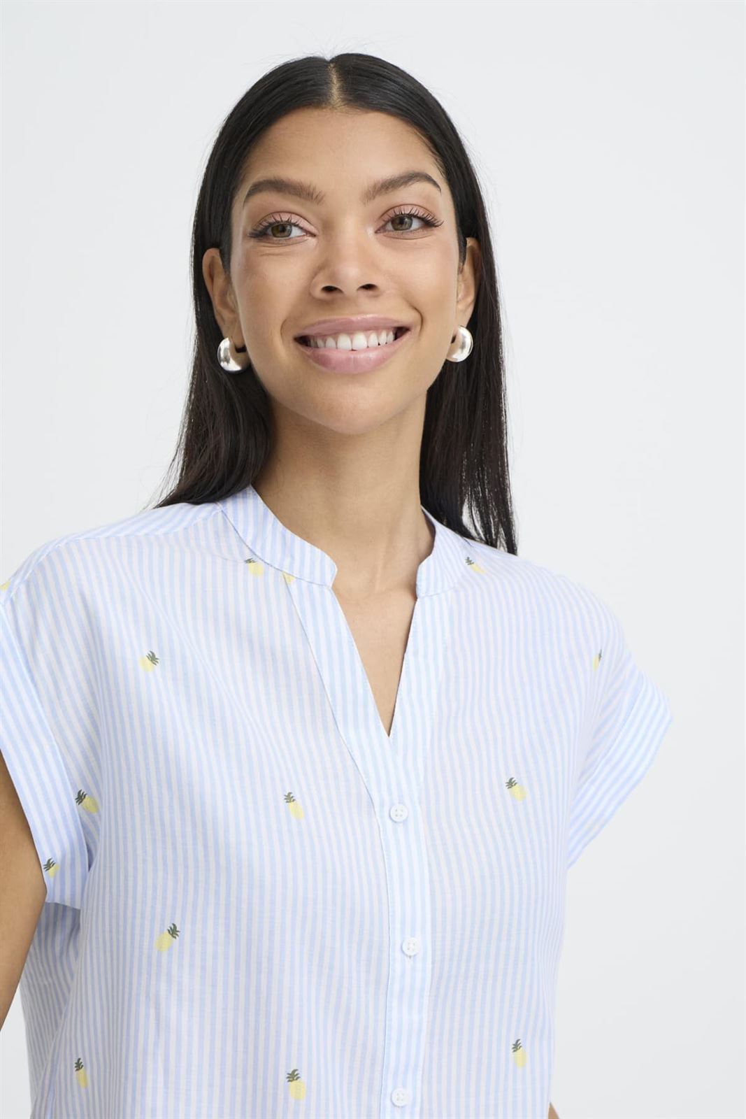 Camisa rayas con piñas, By Isilas - Imagen 7