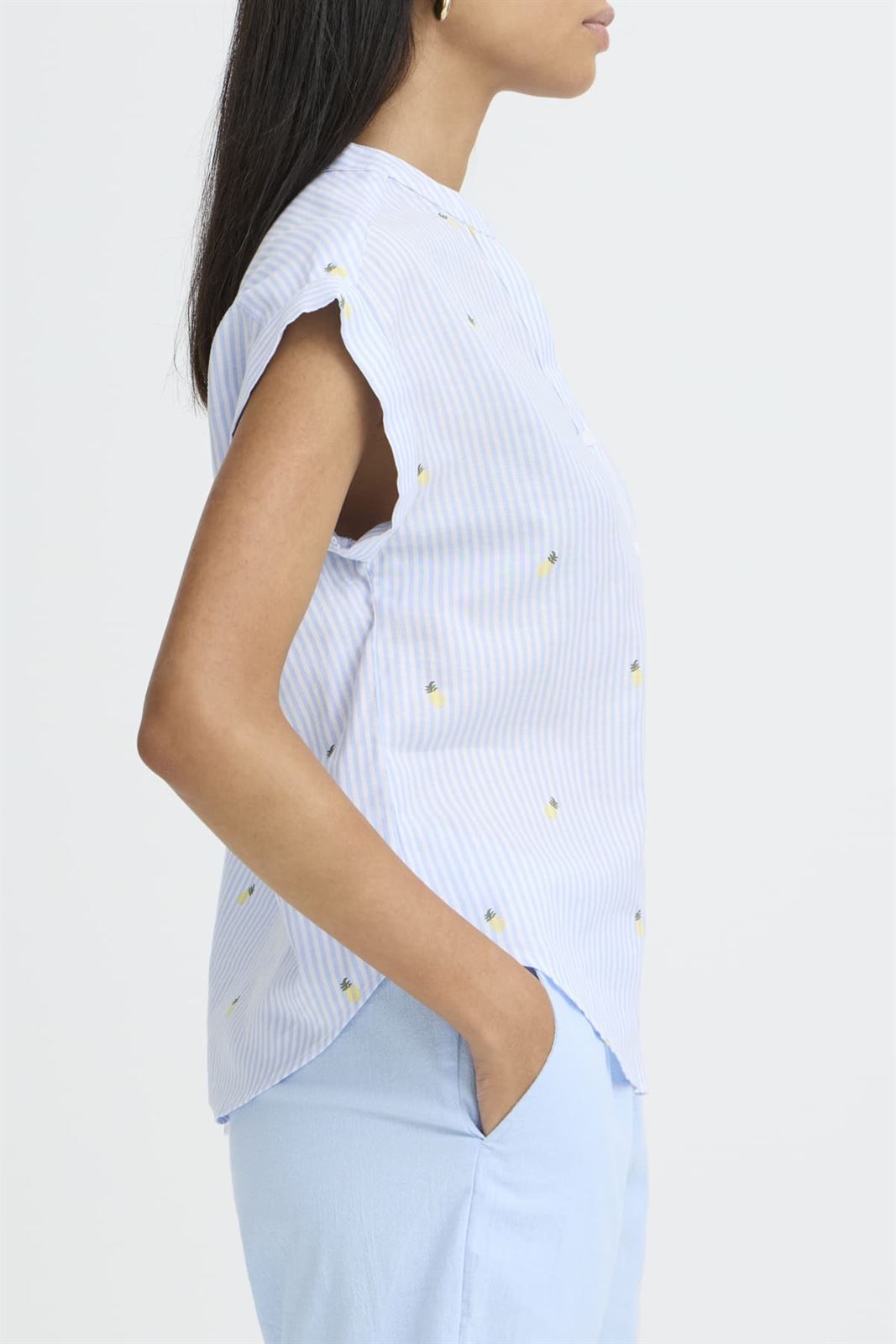 Camisa rayas con piñas, By Isilas - Imagen 8
