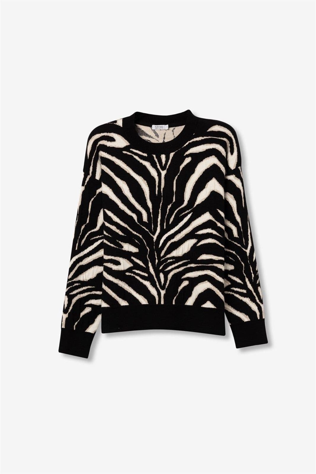 Camisa Relaxed de Jacquard Cebra, Midge - Imagen 5