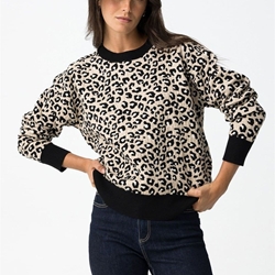 Camisa Relaxed de Jacquard leopardo, Midge - Imagen 2
