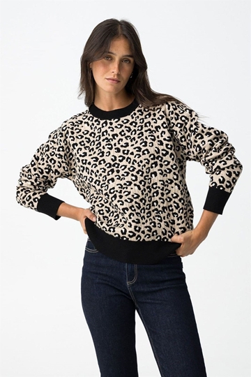 Camisa Relaxed de Jacquard leopardo, Midge - Imagen 2