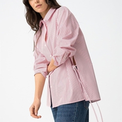 Camisa Relaxed rayas rojas, Lelo - Imagen 1