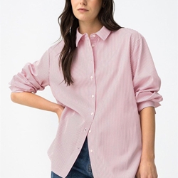 Camisa Relaxed rayas rojas, Lelo - Imagen 2