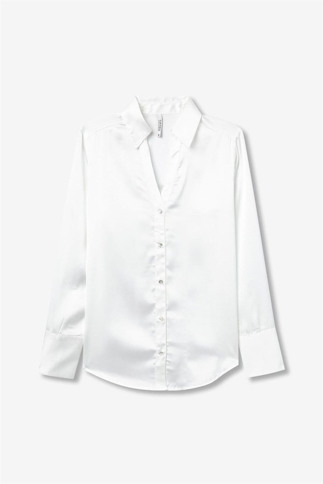 Camisa satinada banca, Capricho - Imagen 4