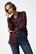 Camisa satinada burdeos, Capricho - Imagen 1