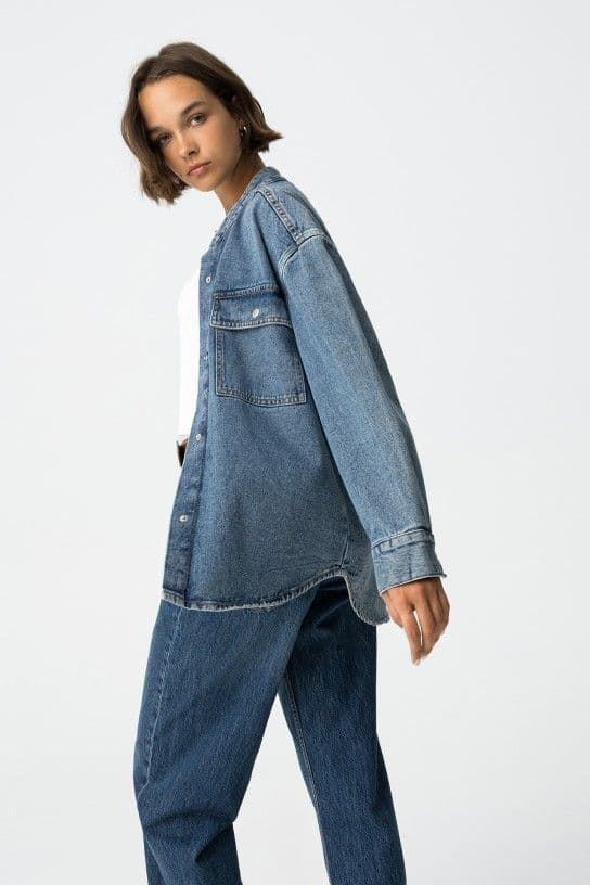 Camisa, Sobrecamisa denim, Ullah - Imagen 4