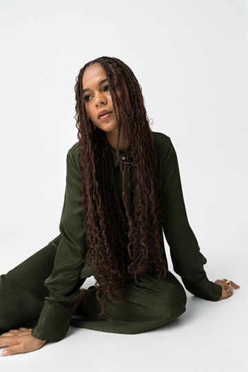 Camisa textura verde, Marilu - Imagen 1