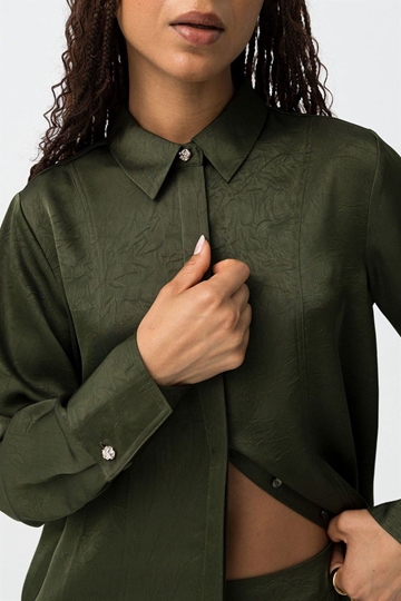 Camisa textura verde, Marilu - Imagen 2