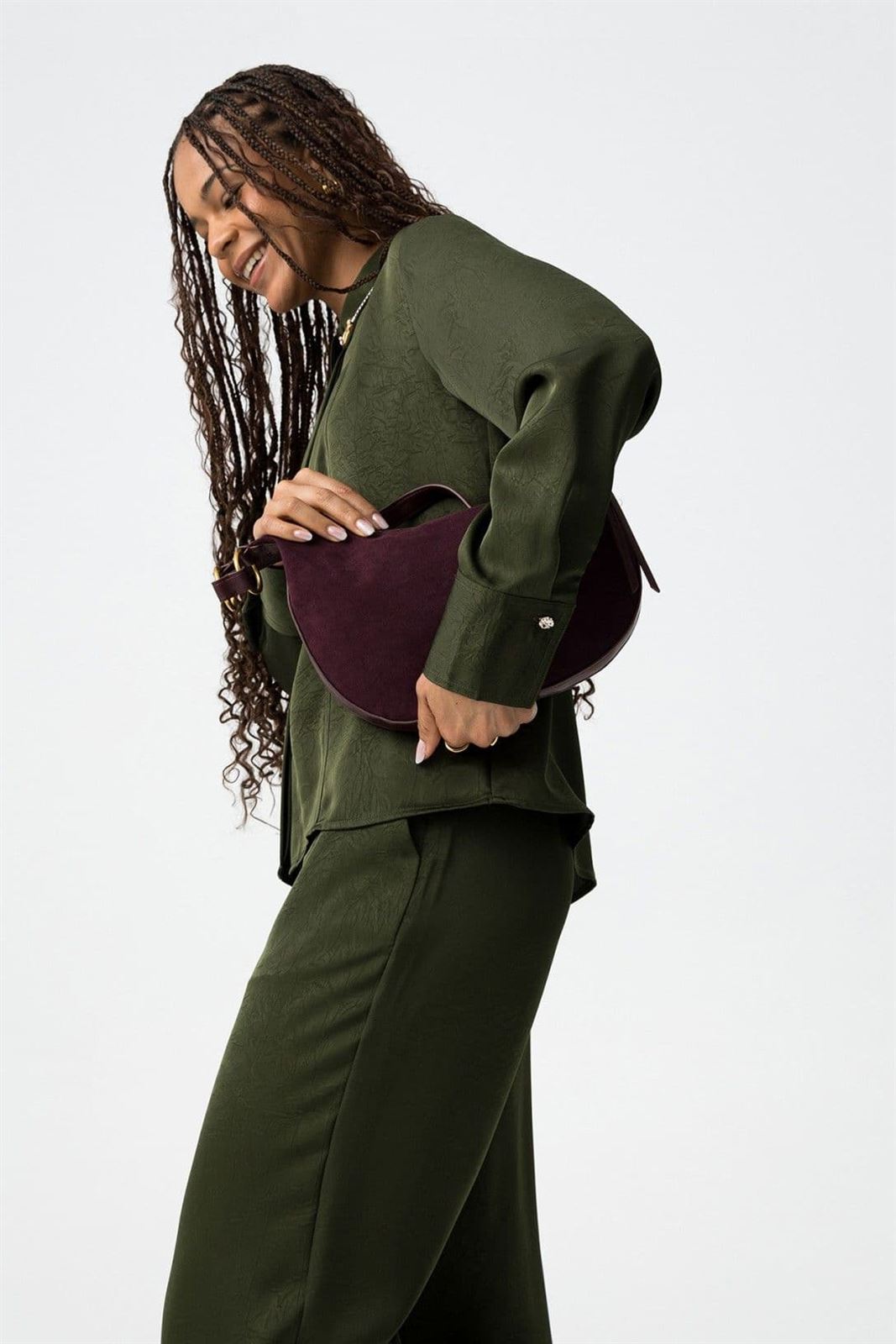 Camisa textura verde, Marilu - Imagen 5