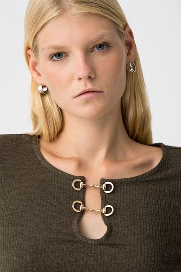 Camiseta apliques, Check - Imagen 2