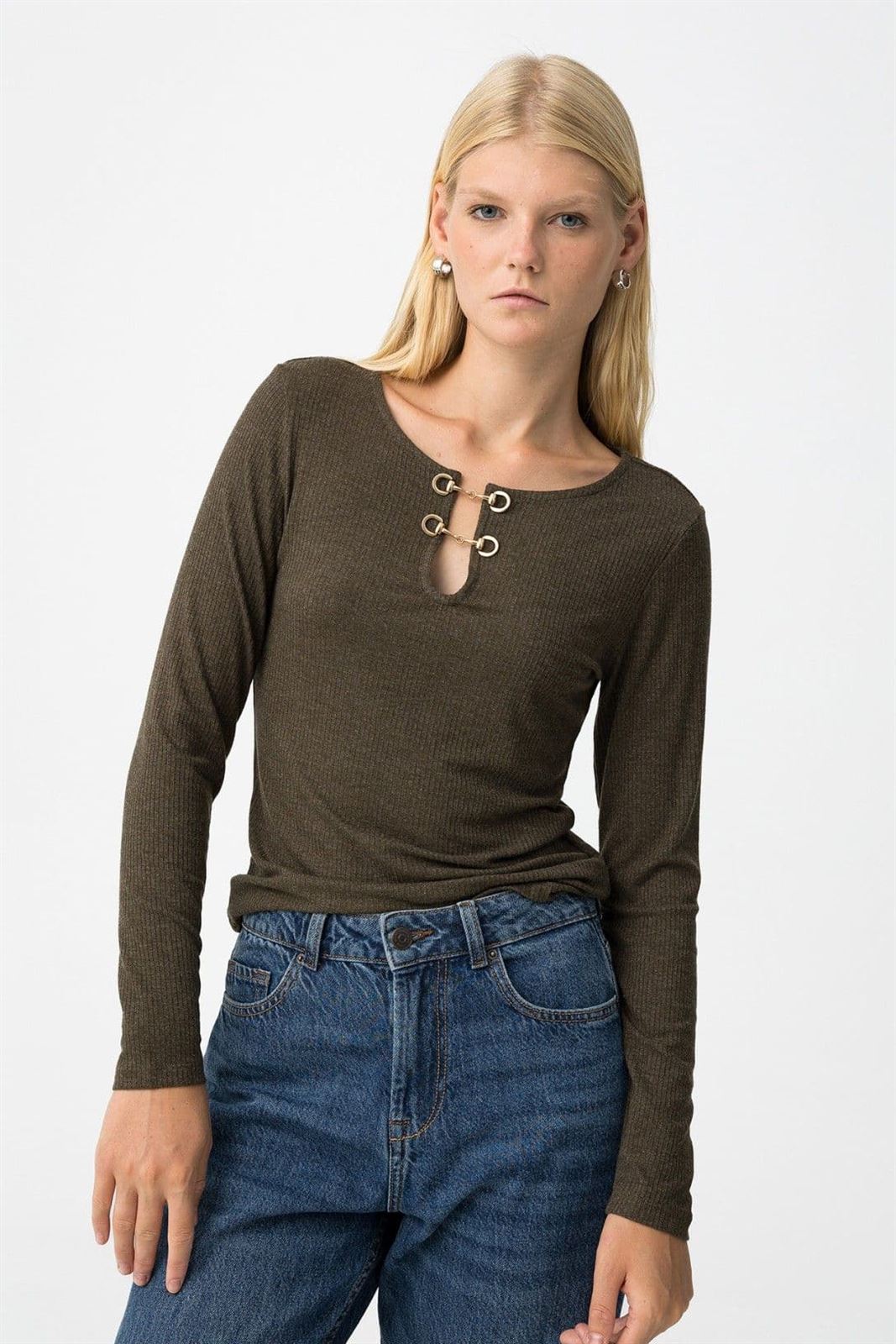 Camiseta apliques, Check - Imagen 3