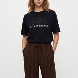 Camiseta azul marina caracola, Rosalia - Imagen 1
