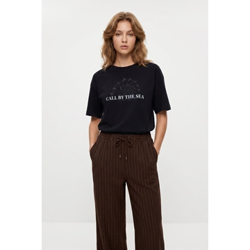 Camiseta azul marina caracola, Rosalia - Imagen 1