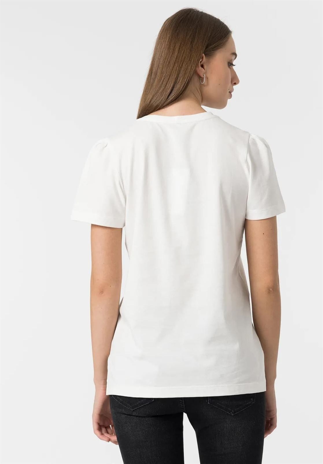 Camiseta blanca estampado, Sissi - Imagen 2
