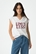 Camiseta bordado granate y frunce, Cammie - Imagen 1