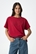 Camiseta bordados granate, Enrica - Imagen 1