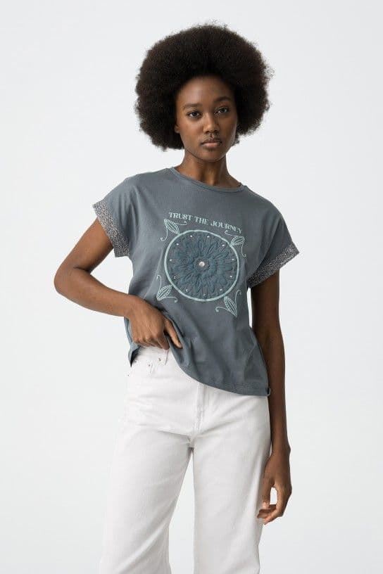 Camiseta brillos manga, Nomada - Imagen 1