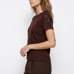Camiseta burdeos manga corta, Cherry - Imagen 1