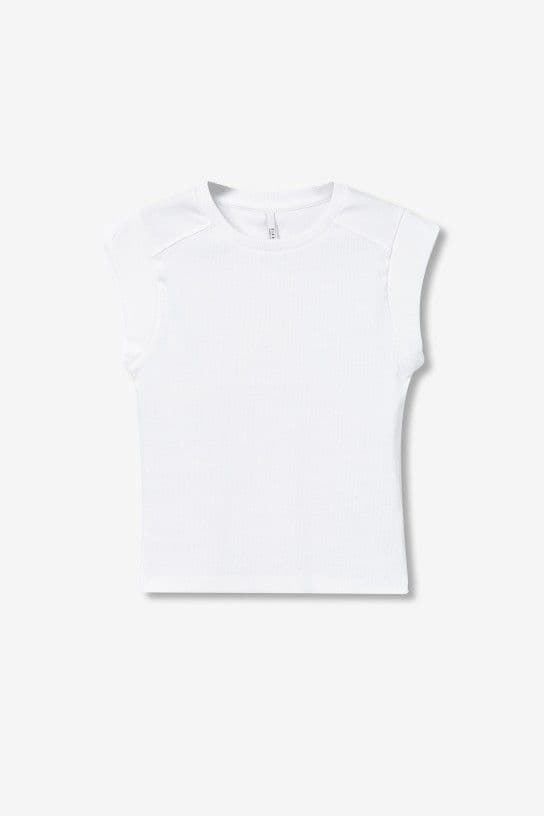 Camiseta canalé blanca, Maresia - Imagen 7