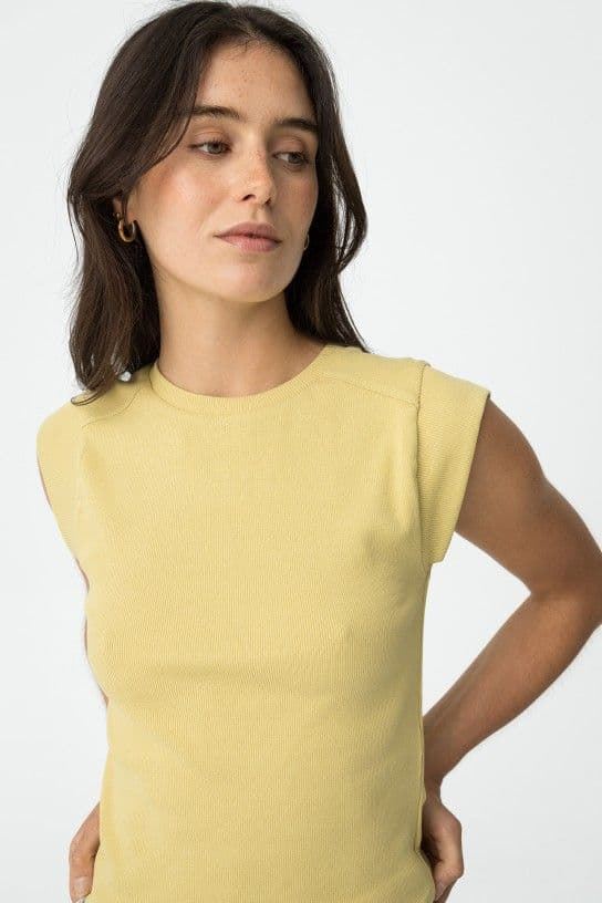 Camiseta canalé verde pistacho, Maresia - Imagen 2