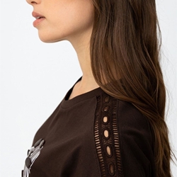 Camiseta chocolate estampada, Jermaine - Imagen 2