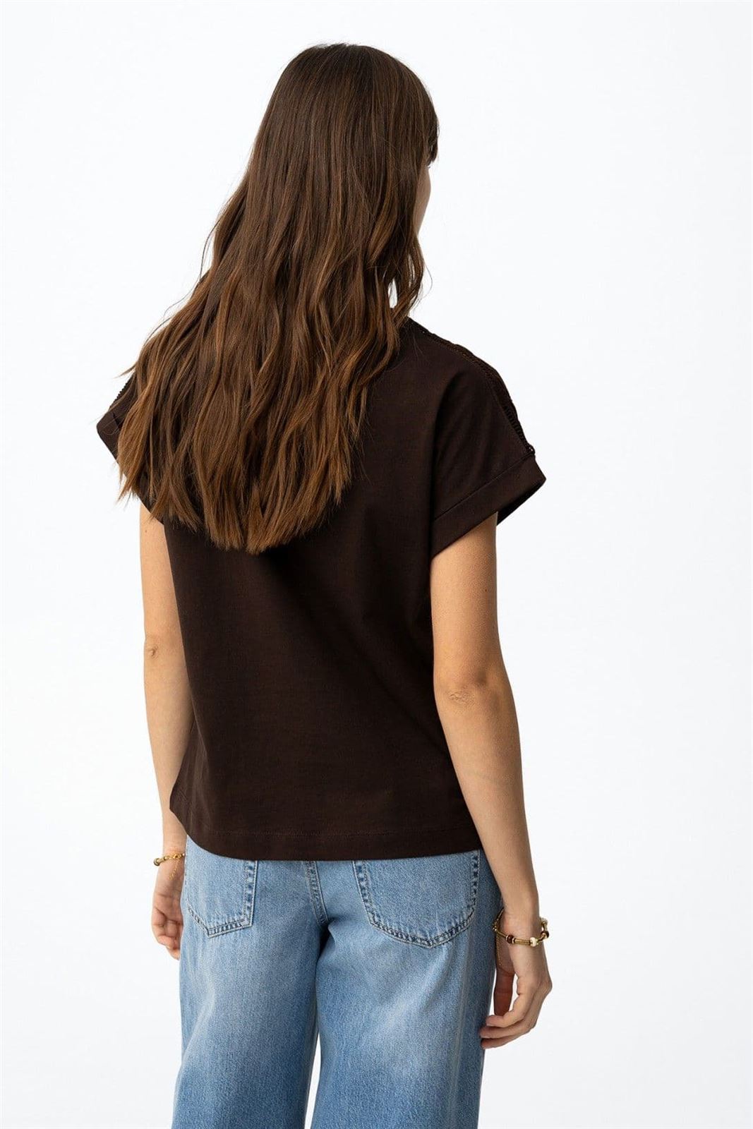 Camiseta chocolate estampada, Jermaine - Imagen 3