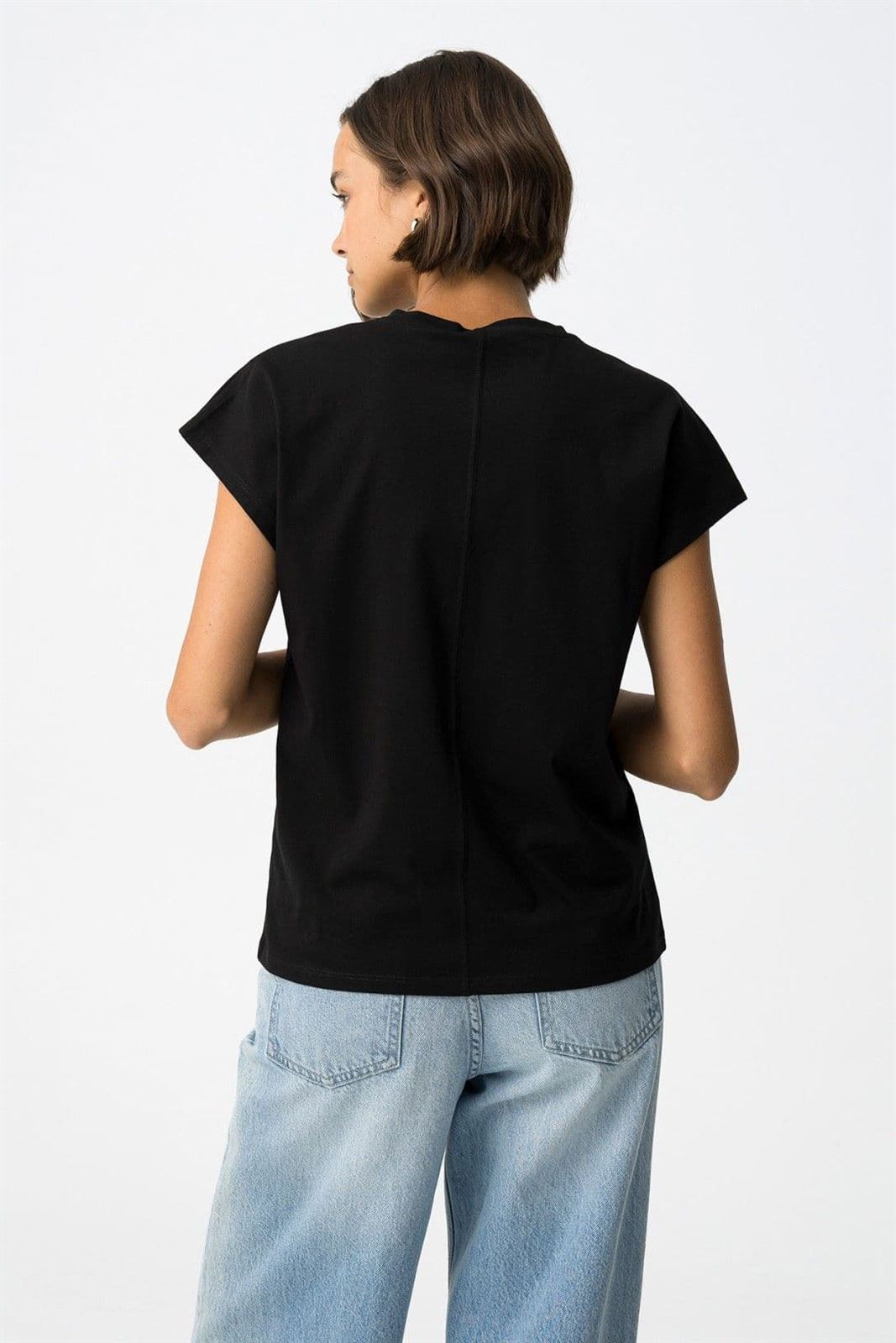 Camiseta con Estampado Metalizado, Madrid - Imagen 5