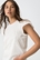 Camiseta de algodón blanca con detalles de volantes, Graciosa - Imagen 1