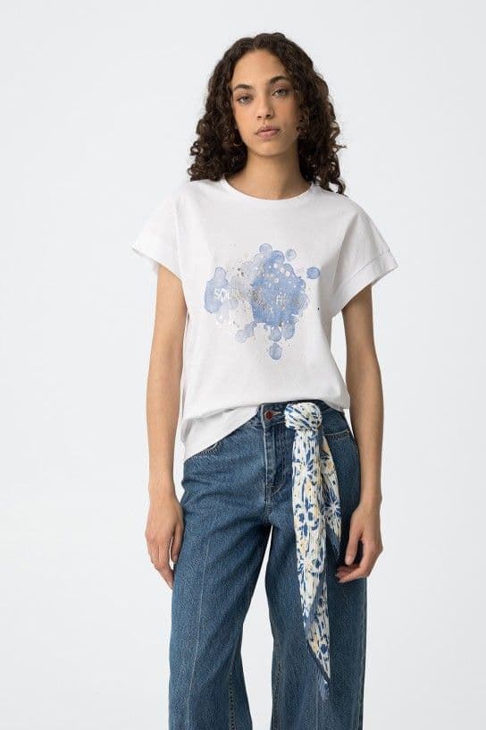 Camiseta efecto metalizado, Kika - Imagen 3