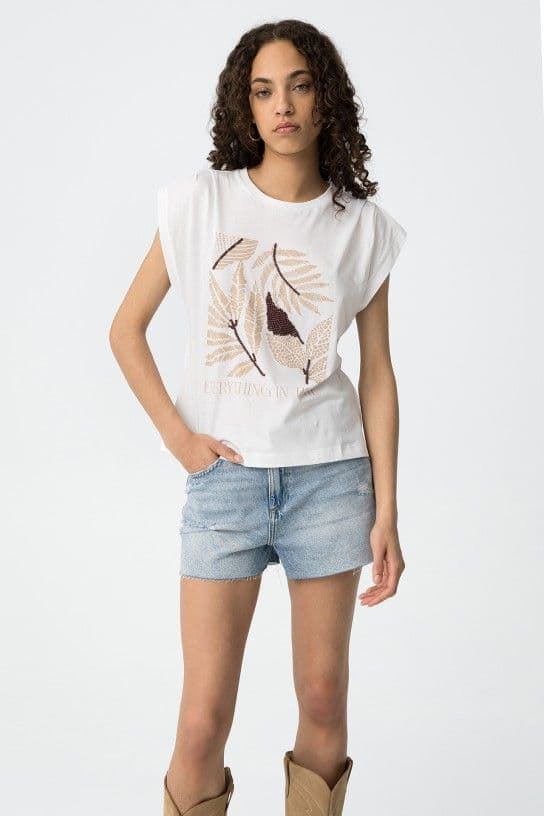 Camiseta estampada aplicaciones, Corky - Imagen 3