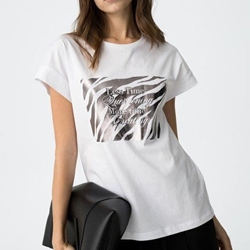 Camiseta Estampado Frontal Metálico, Kika - Imagen 1