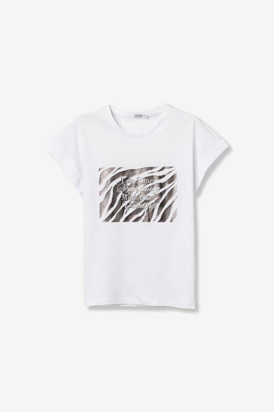 Camiseta Estampado Frontal Metálico, Kika - Imagen 4