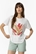 Camiseta Flame con Estampado y Abertura en Espalda, Ourika - Imagen 1