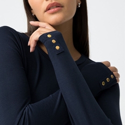 Camiseta manga larga azul, Ice - Imagen 1