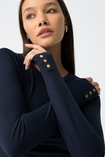 Camiseta manga larga azul, Ice - Imagen 1