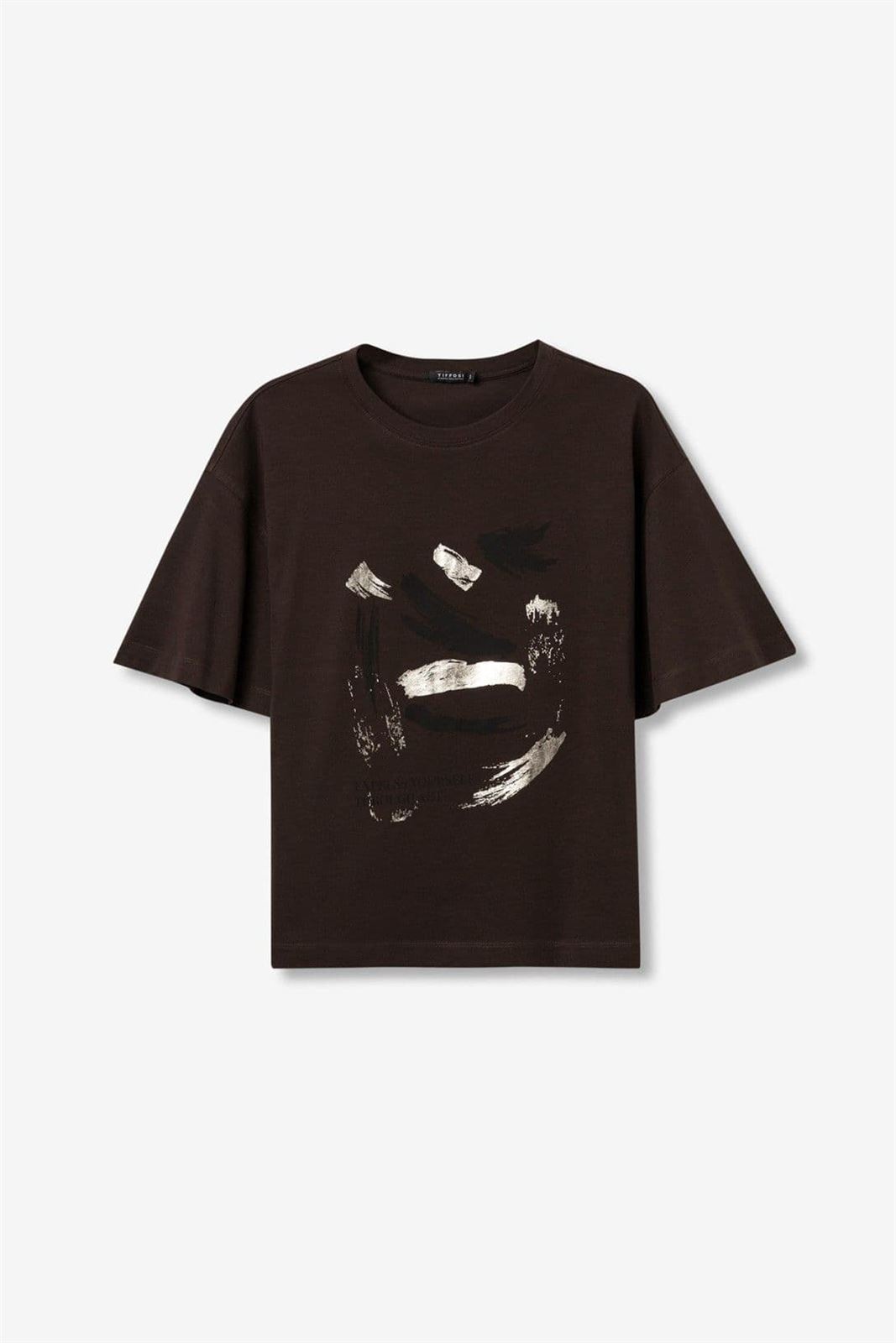 Camiseta marrón chocolate, Maizena - Imagen 6