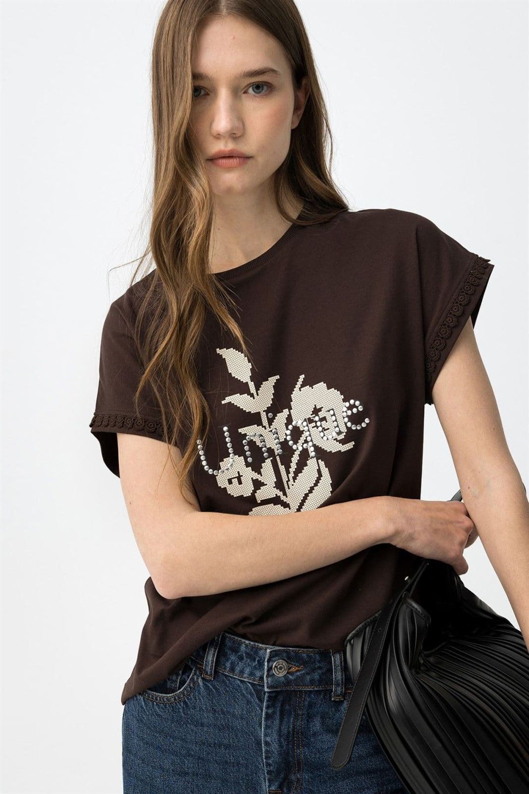 Camiseta marrón, Natalie - Imagen 2