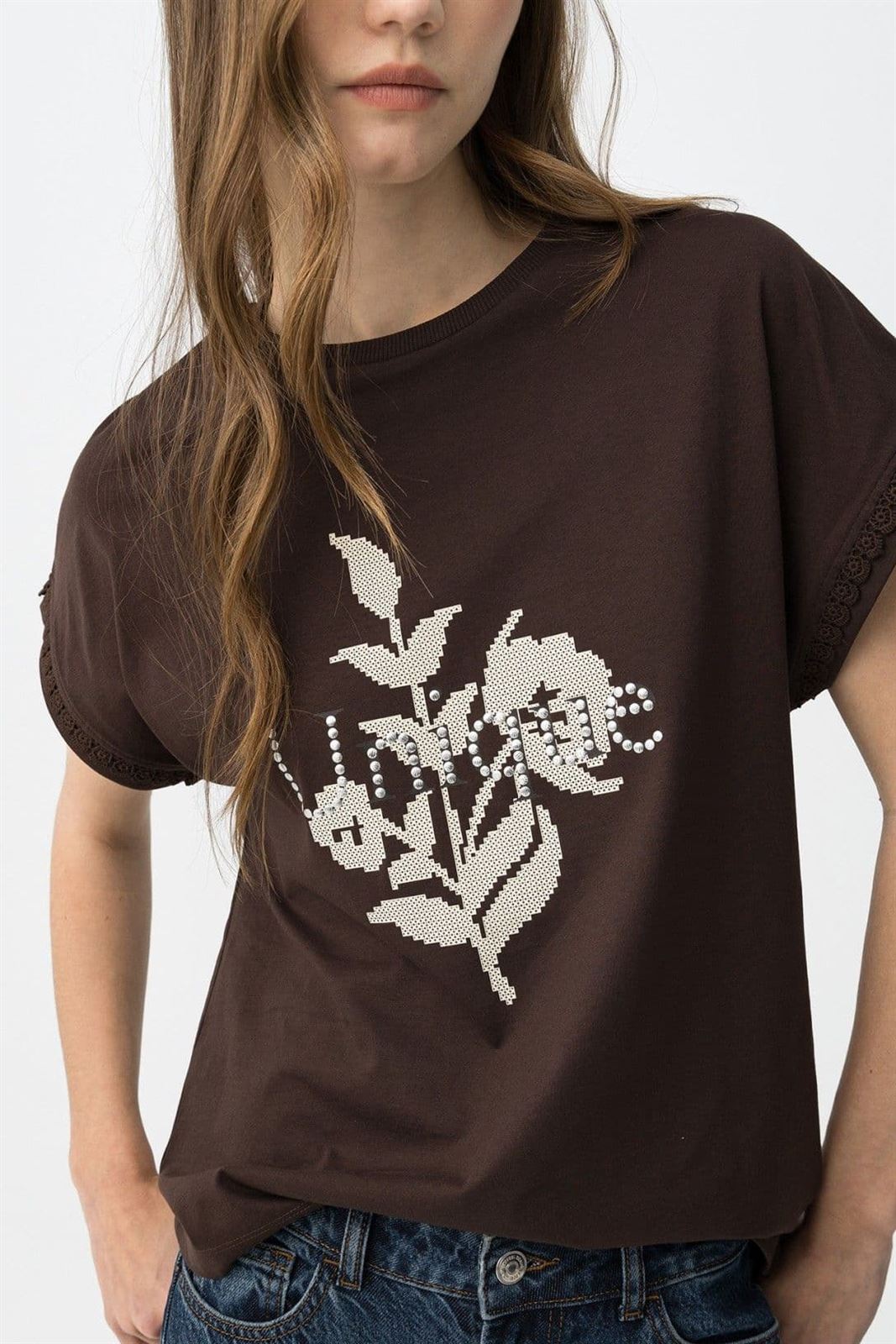 Camiseta marrón, Natalie - Imagen 5